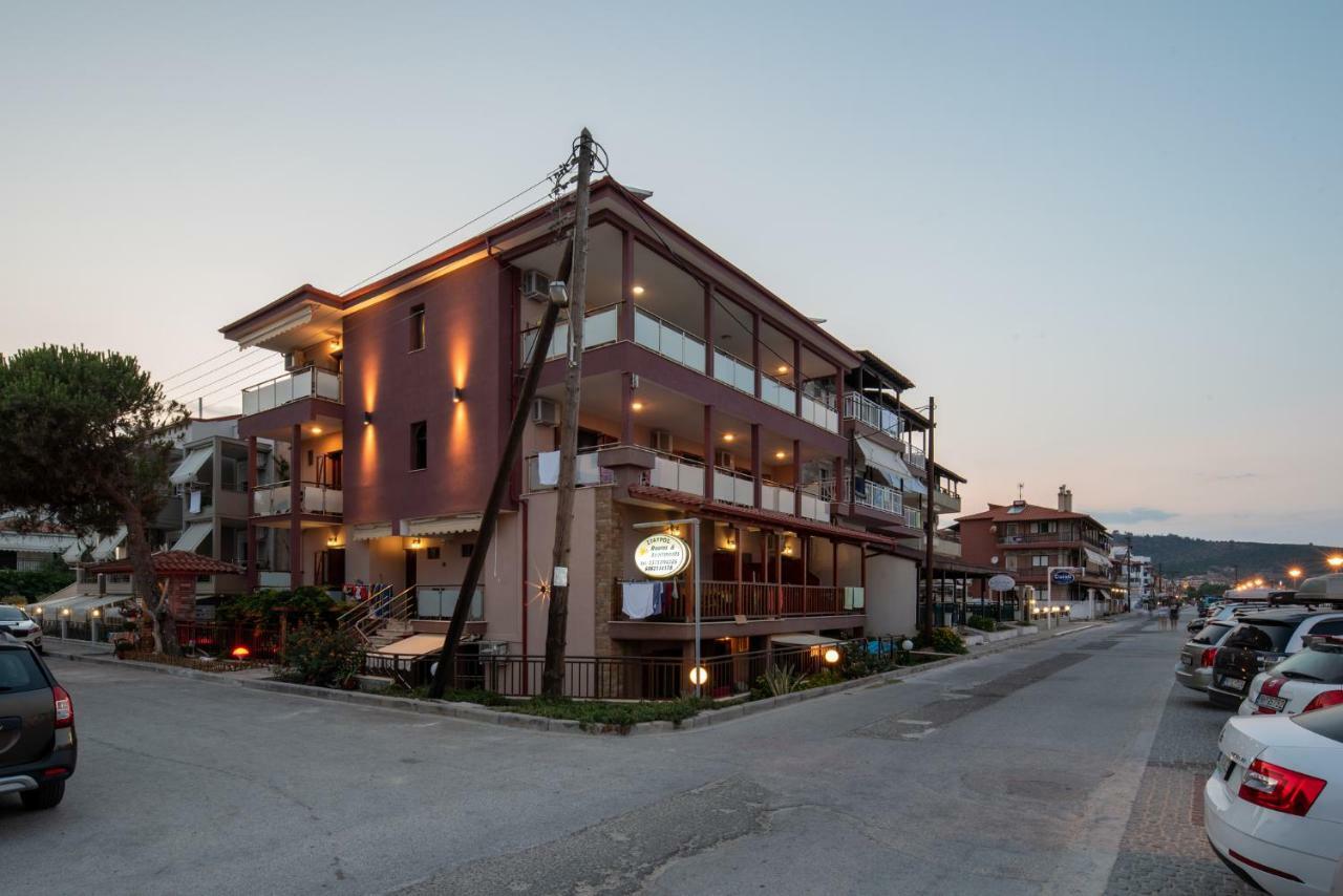 Stavros Compass Hotel Sarti Bagian luar foto