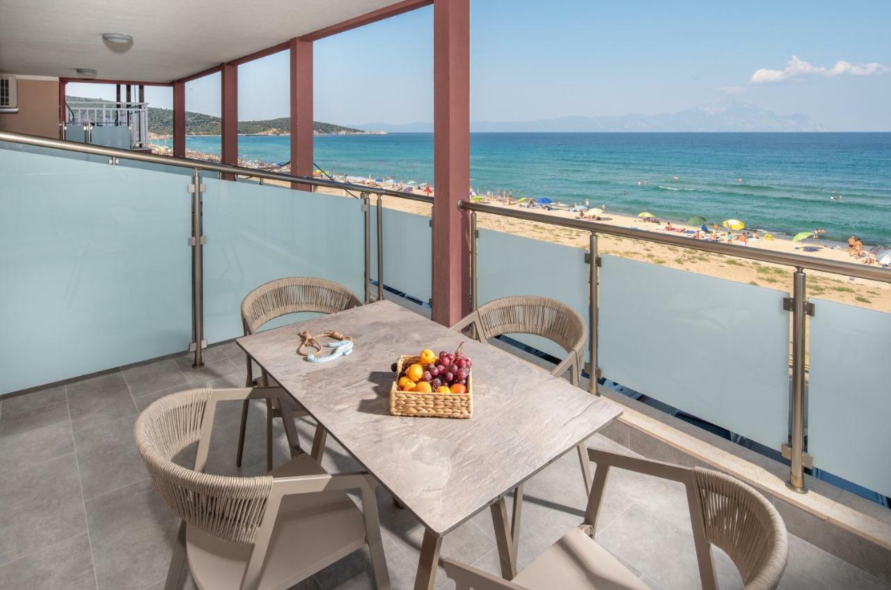 Stavros Compass Hotel Sarti Bagian luar foto