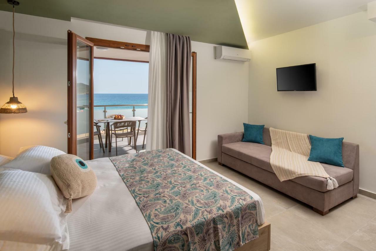 Stavros Compass Hotel Sarti Bagian luar foto